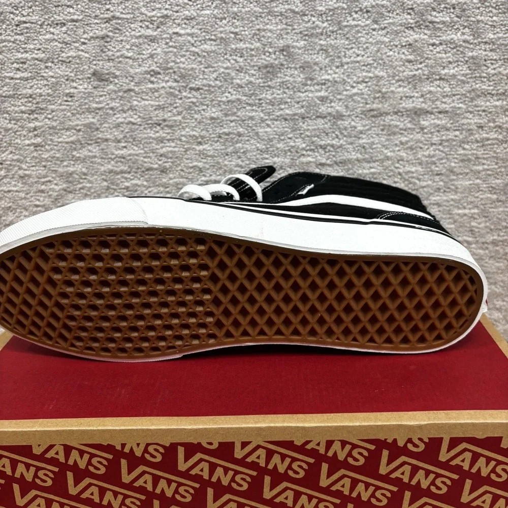 VANS Filmore Hi Suede Canvas Black White Men's Size 13 Skate Sneakers